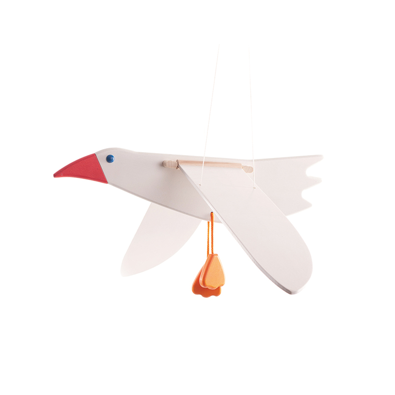 Gaviota de madera para colgar de techo de la marca Bajo