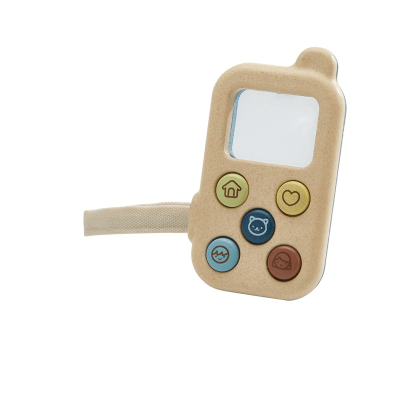 Teléfono de juguete de madera con lupa para Bebé Plan Toys