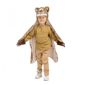 Niño con disfraz de Leopardo capa suave de Wild and Soft