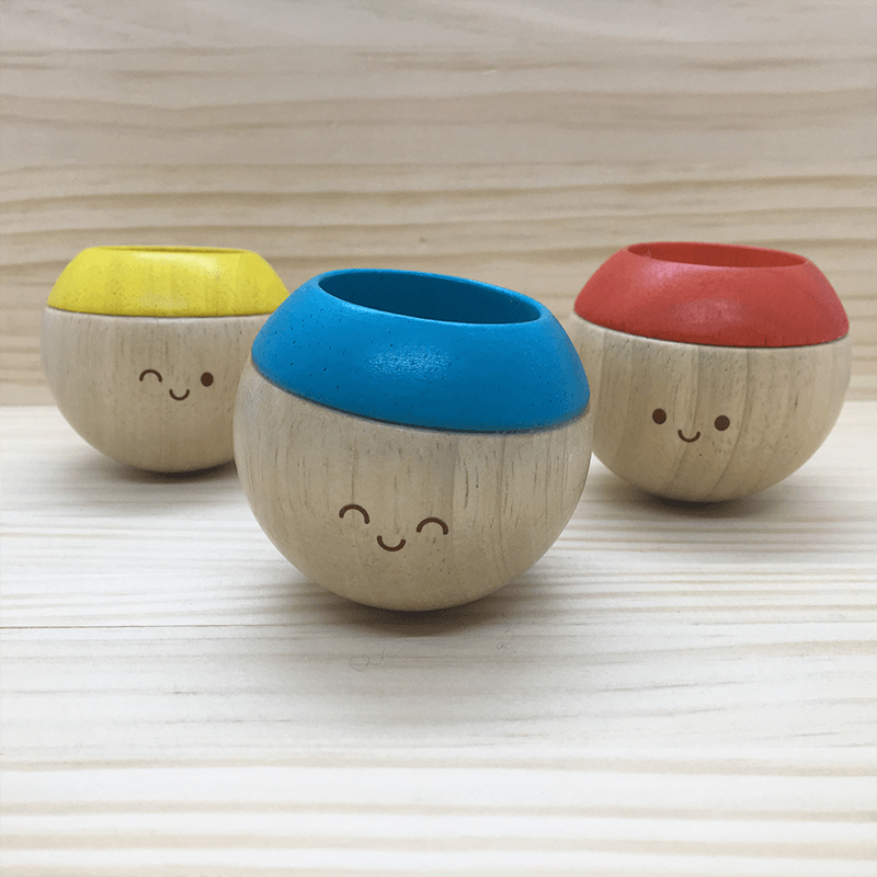 Bolas sensoriales de madera PlanToys