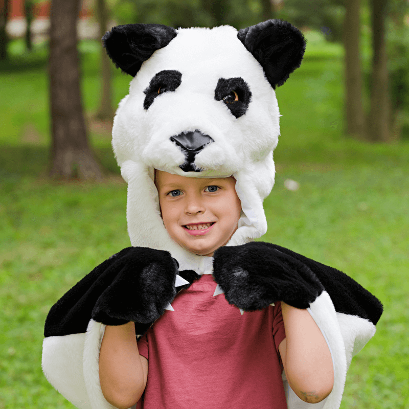 Capa disfraz Oso Panda 4-6 Great Pretenders
