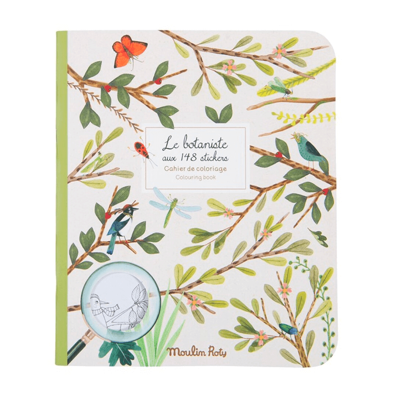 Cuaderno de pegatinas Botanista Moulin Roty