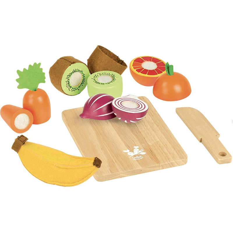 Frutas y verduras para cortar juguete Vilac
