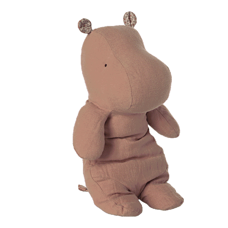 Hipopótamo mediano rosa old peluche Maileg