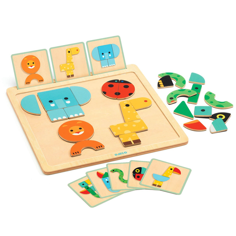 Juego Animales Magnéticos GeoBasic Djeco