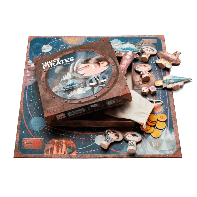 Juego de mesa Piratas Espaciales Marbushka