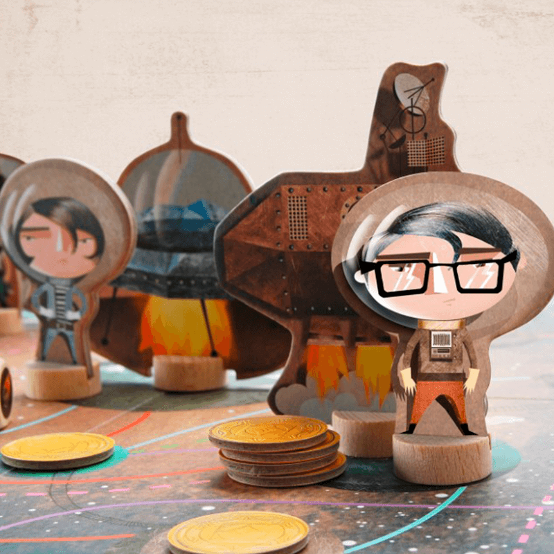 Juego de mesa Piratas Espaciales Marbushka - Imagen 2