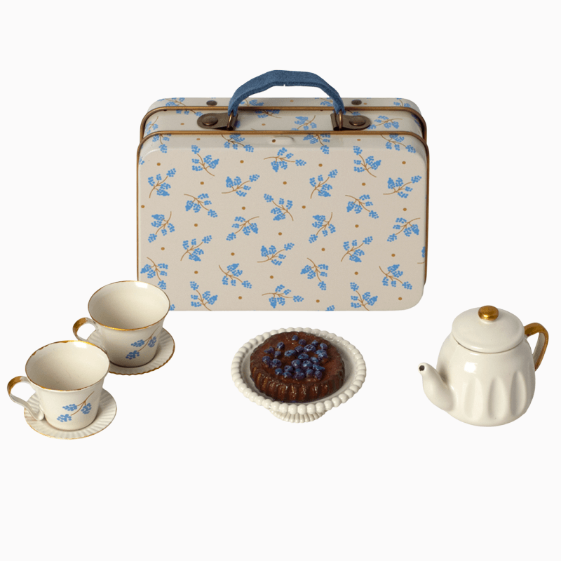 Juego de Té azul para ratones Maileg