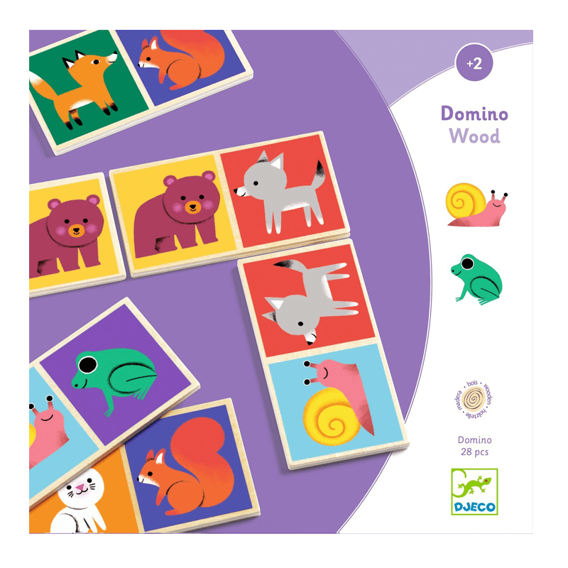 Juego educativo Dominó Animales Djeco