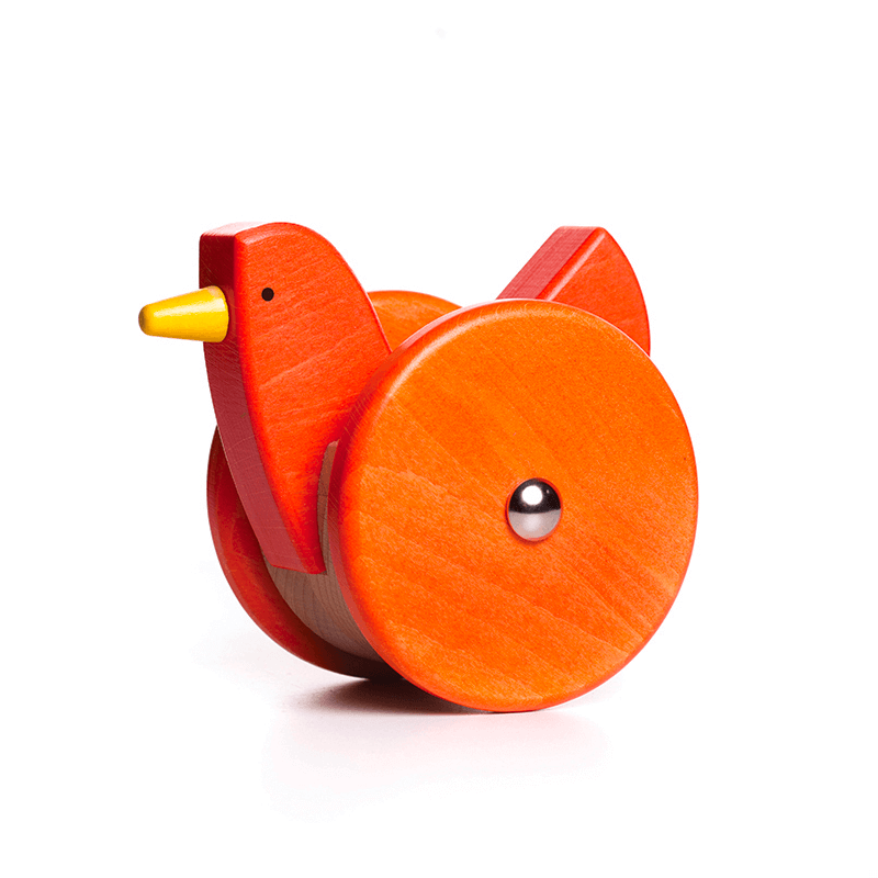 Juguete Tentetieso pájaro rojo Wobbling Bajo