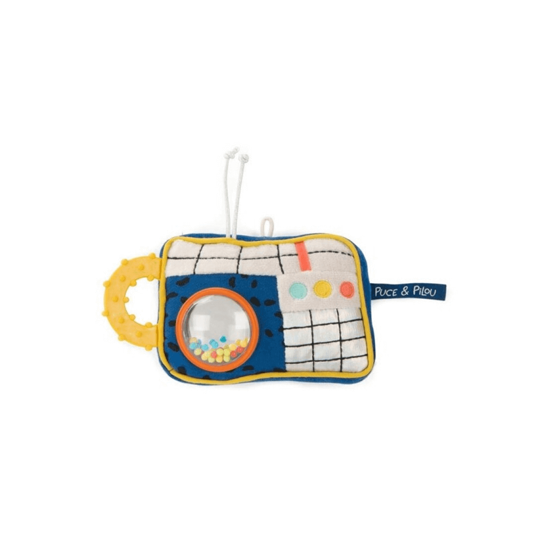 Mini radio de actividades para colgar Puce & Pilou Moulin Roty