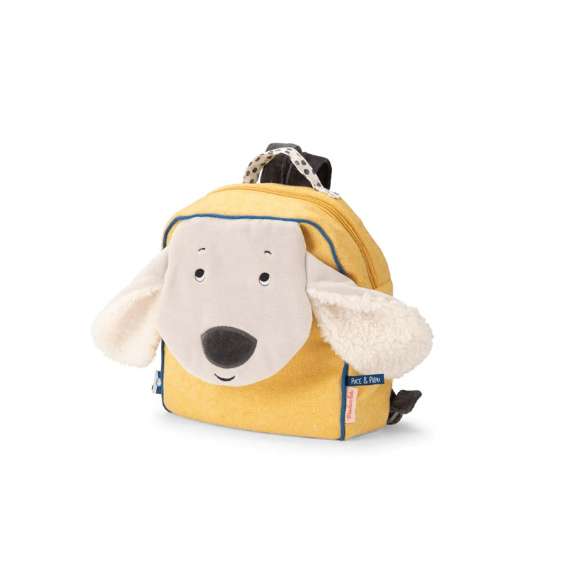 Mochila perro amarillo Puce & Pilou Moulin Roty