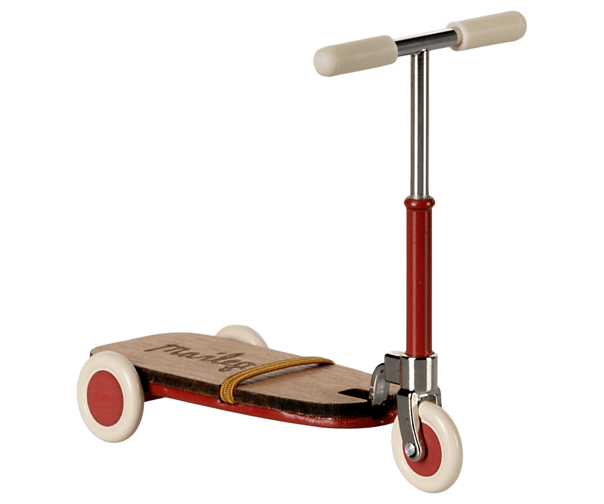 Patinete rojo para Ratones Maileg