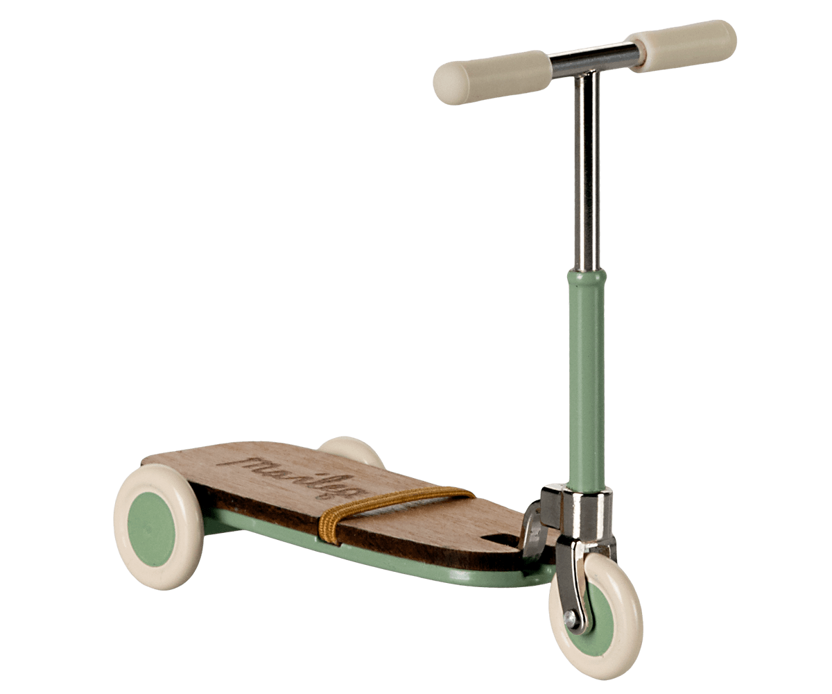 Patinete verde menta para Ratones Maileg