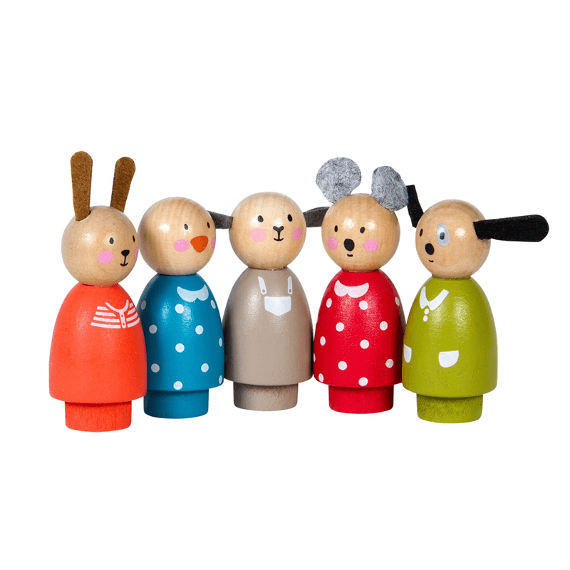 Personajes de madera Moulin Roty