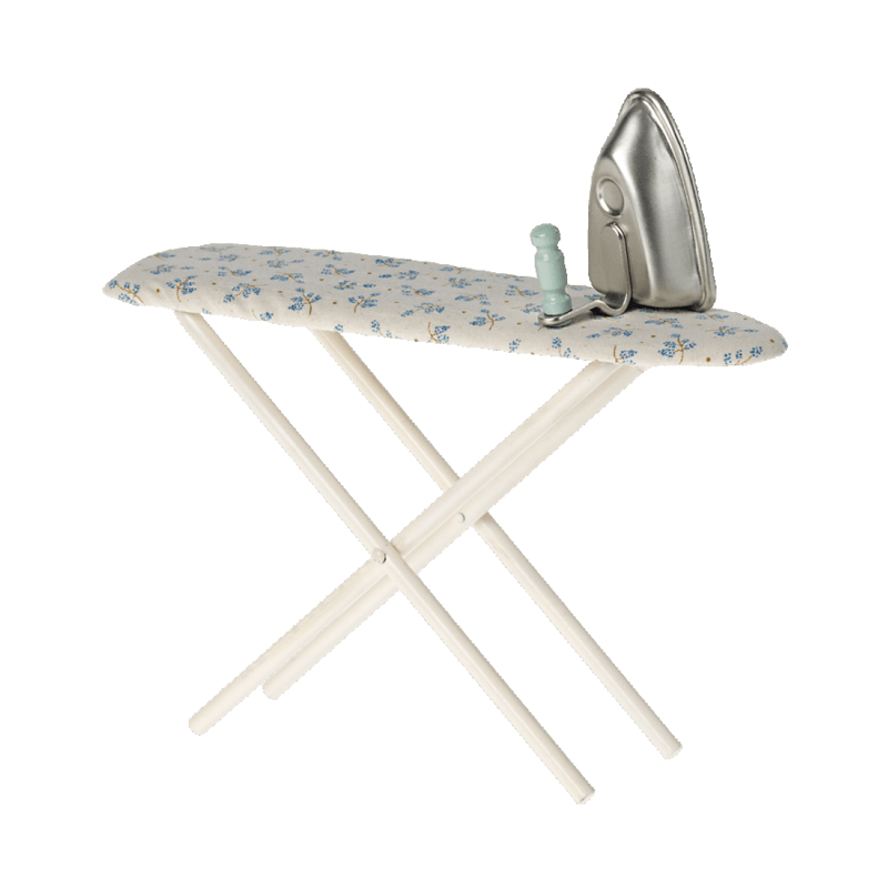 Plancha y tabla de planchar Maileg flores en miniatura