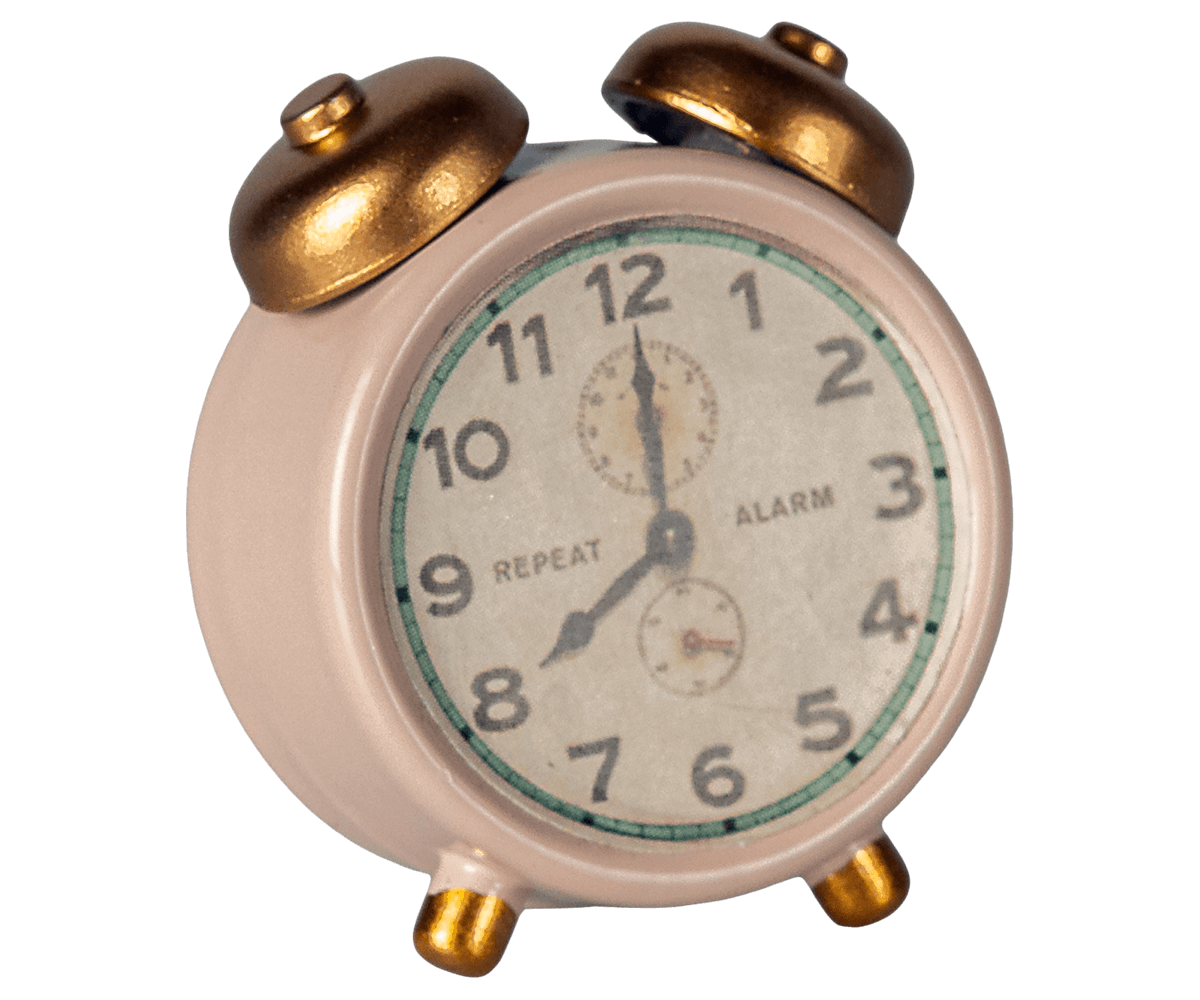 Reloj despertador para Ratones Maileg rosa polvo