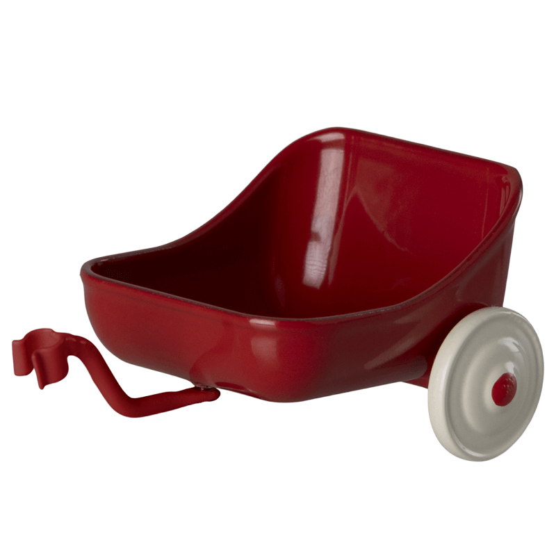 Remolque para triciclo rojo ratones Maileg