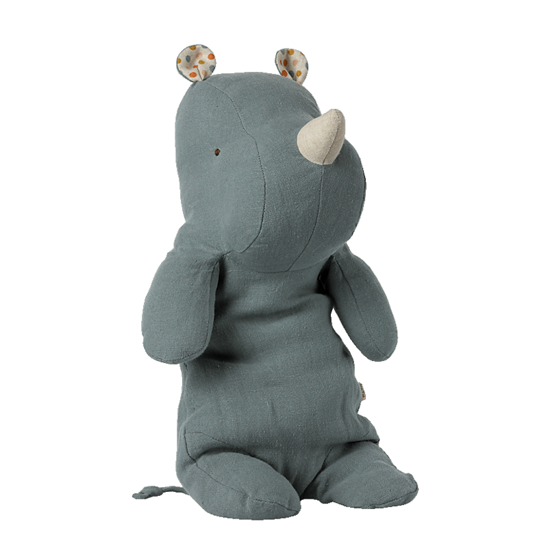 Rinoceronte mediano azul polvo peluche Maileg