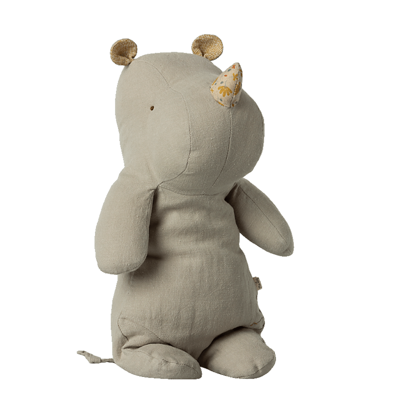Rinoceronte mediano gris claro peluche Maileg