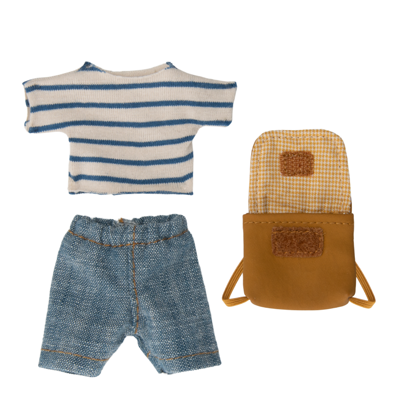 Ropa y mochila para Hermano Mayor Ratón Maileg