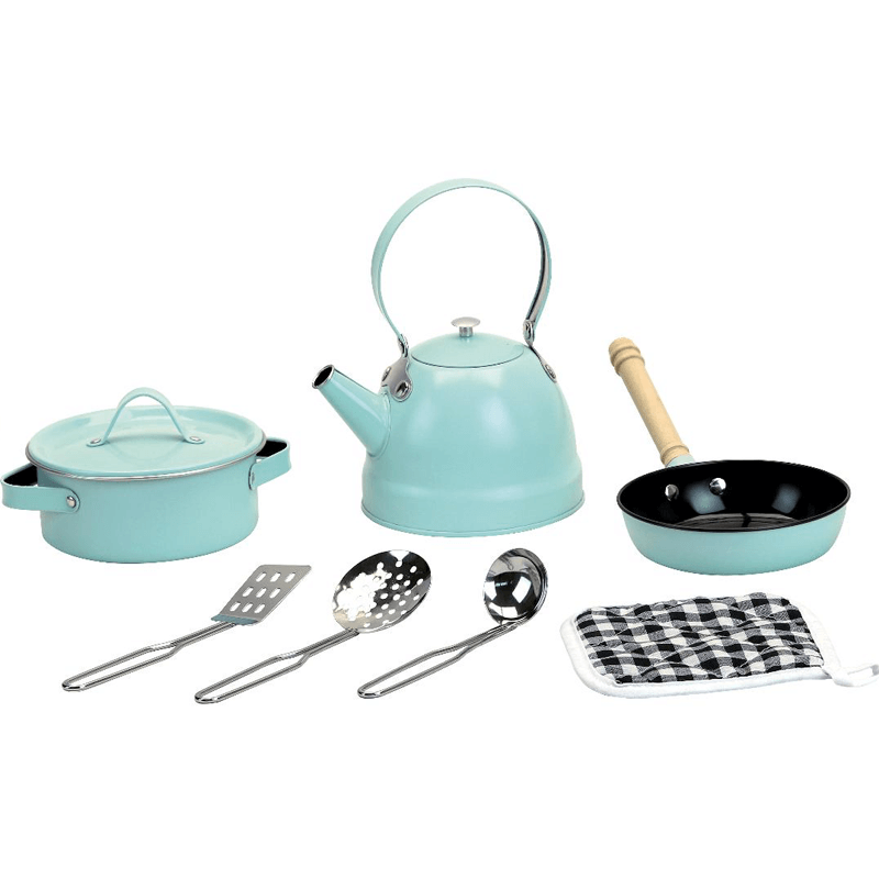Set de cacharros de cocina metal juguete Vilac