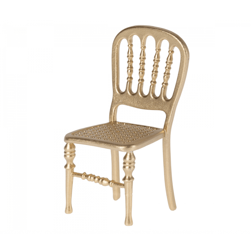 Silla dorada para ratones Maileg