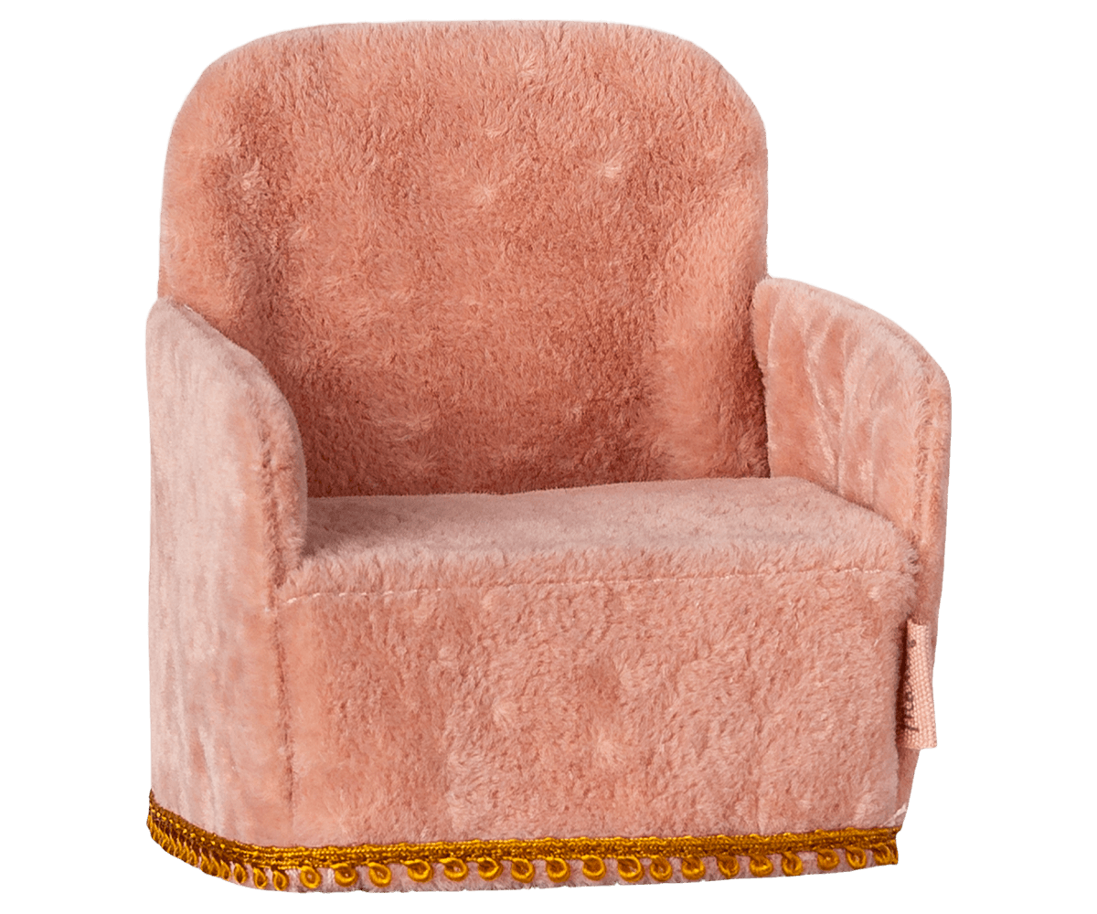 Sillón rosa para ratones Maileg
