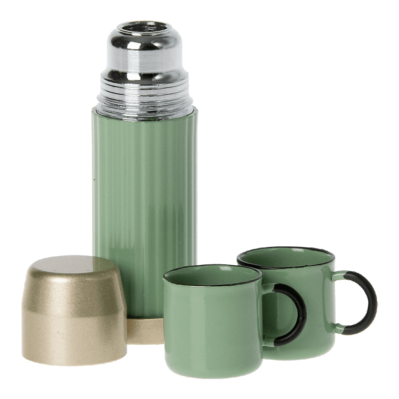 Termo y tazas verde menta para Ratones Maileg
