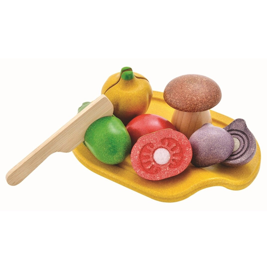 Verduras para cortar juguete Plan Toys